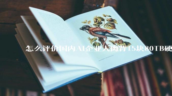 怎么评价国内AI企业人肉背15块80TB硬盘，飞去马来西亚用英伟达训练数据，以规避美国禁令?