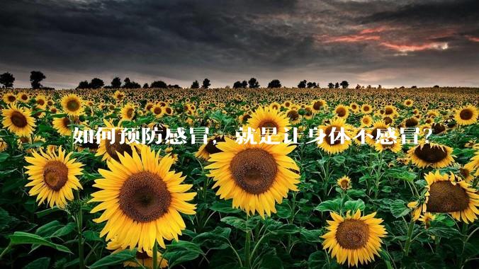 如何预防感冒，就是让身体不感冒？