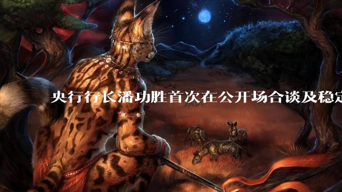 央行行长潘功胜首次在公开场合谈及稳定币，稳定币是什么？有何深意？