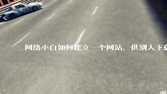网络小白如何建立一个网站，供别人下载文件（主要是PDF和MP3）?
