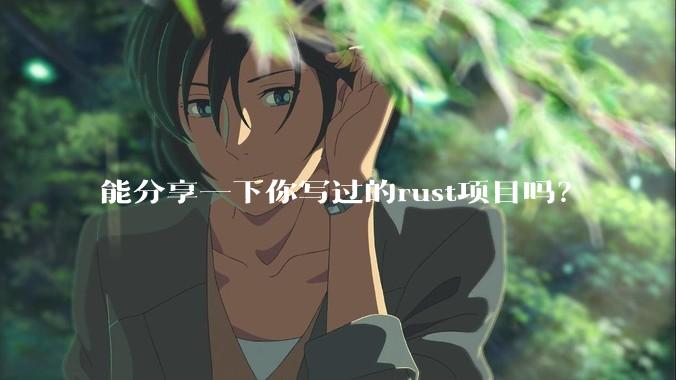 能分享一下你写过的rust项目吗？